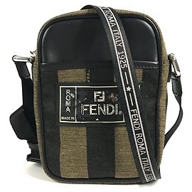 Fendi 7VA456 Borsa Crossbody Pochette Logo Pequin