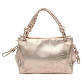 Borsa Loewe Anagram in pelle dorata