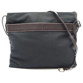 Borsa a tracolla in tela e pelle Loewe