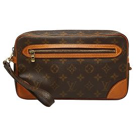 Clutch Louis Vuitton Monogram Marly Dragonne GM