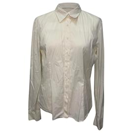 Camicia a maniche lunghe con bottoni Joseph Joe in cotone bianco