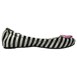 Ballerine Sophia Webster Miami Striped in pelle multicolore