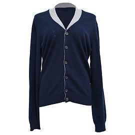Cardigan boutonné Jil Sander en cachemire bleu marine
