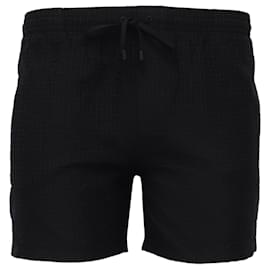 Pantaloncini con coulisse Balmain in poliestere nero