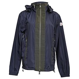 Chaqueta Capbreton Contrast Moncler en poliamida azul marino