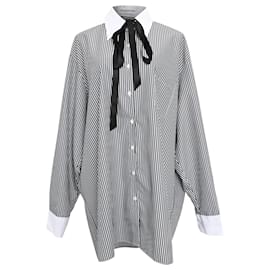 Autre Marque La camisa Jany Tie-Neck de The Frankie Shop en poliéster negro