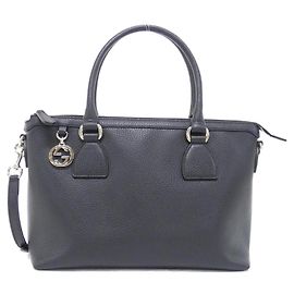 Borsa a mano Gucci in pelle nera