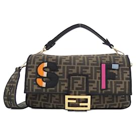 Borsa a Spalla Fendi Baguette Large