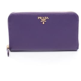 Prada Lila Saffiano Leder Langgeldbörse