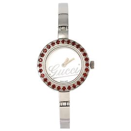 Orologio Gucci 105 Garnet YA105534 in acciaio inossidabile con movimento al quarzo