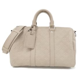 Louis Vuitton Taurillon Monogram Keepall Bandoulière 35cm Bolso Boston