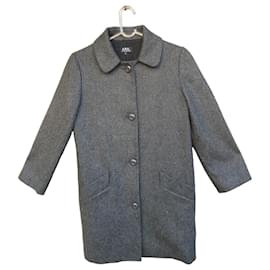 Abrigo A.P.C. de lana gris - Apc