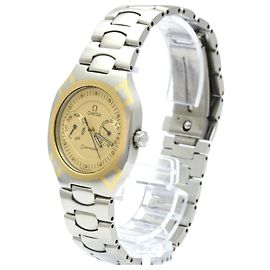 Omega Seamaster Polaris Day-Date Quartz Stainless Steel with Plated Metal 31