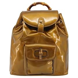 Gucci Vintage Bamboo Patent Mini