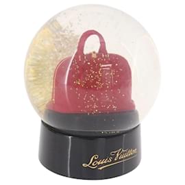 LOUIS VUITTON Alma Snow Globe Glass Red LV Auth 191688 - Louis Vuitton