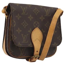 LOUIS VUITTON Bolso de hombro Monogram Cartouchiere PM M51254 LV Auth ka5185