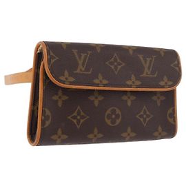 LOUIS VUITTON Monogram Pochette Florentine PM Waist bag M51855 LV Auth 191036A