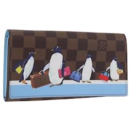 LOUIS VUITTON Damier Ebene Portefeuille Sarah Long Wallet N64426 LV Auth 191659M - Louis Vuitton