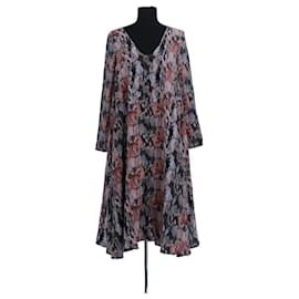 Multicolor silk dress - Heimstone