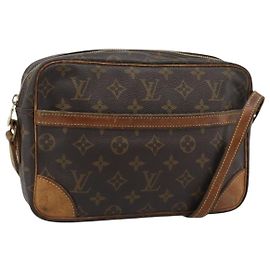 LOUIS VUITTON Monogram Trocadero 27 Schultertasche M51274 LV Auth BA13951