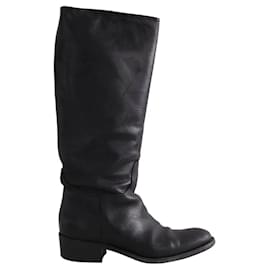 Bruno Magli Agl Lederstiefel schwarz