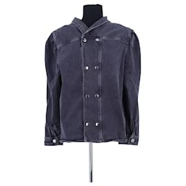 Isabel Marant Chaqueta de algodón antracita