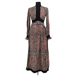 Laurence Bras Schwarzes ärmelloses Viskose Kleid