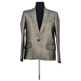 Blazer Soeur in cotone dorato