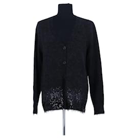 Louis Vuitton Cardigan aus Wolle schwarz