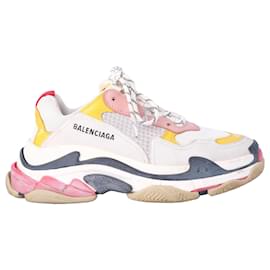 Balenciaga Triple S Leather Sneakers