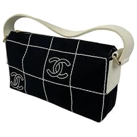Borsa a Spalla Chanel Chocolate Bar Canvas