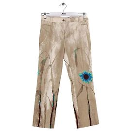 Céline Pantalón recto beige