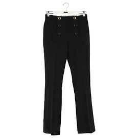 Pantalones Louis Vuitton de lana negros