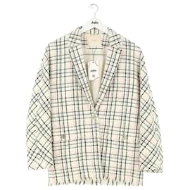 Blazer Maje de algodón color ecru