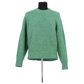 Isabel Marant Baumwollpullover grün