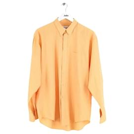 Camisa de algodón Yves Saint Laurent amarilla L
