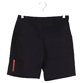 Prada Bermuda Shorts aus Baumwolle Schwarz