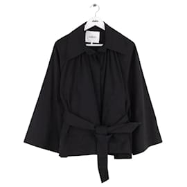 Gabardina de algodón negra Ba&Sh M