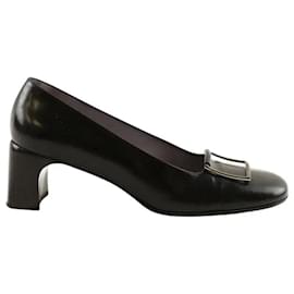 Tacchi Gucci in pelle nera taglia 38