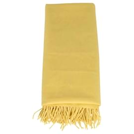 Foulard Hermès in lana giallo
