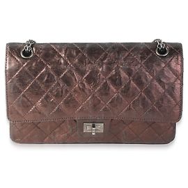 Chanel 2.55 Reissue 226 Tasche gesteppt bronze metallic