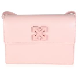 Borsa a tracolla Jitney 2.0 in pelle Saffiano rosa Off-White - Off White