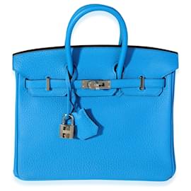 Hermès Bleu Zanzibar Togo Birkin 25 PHW