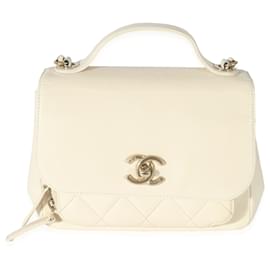 Chanel Cream Caviar Mini Business Affinity Flap