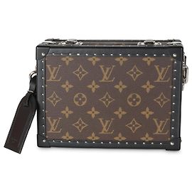 Louis Vuitton Monogram Macassar Canvas Clutch Box