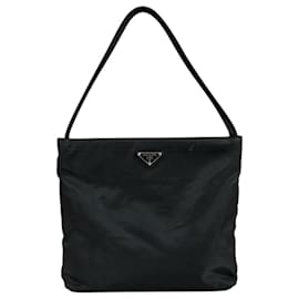 Borsa tote Prada in nylon nero