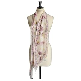 Louis Vuitton Foulard in Cotone Voile Floreale