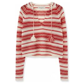 Christian Dior Kaschmir-Pullover gestreift mit Quasten