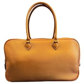 Hermès Metallic Gold Plume Elan 28 Handtasche