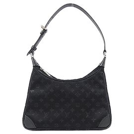 Borsa a tracolla Louis Vuitton Monogram Satin Little Boulogne